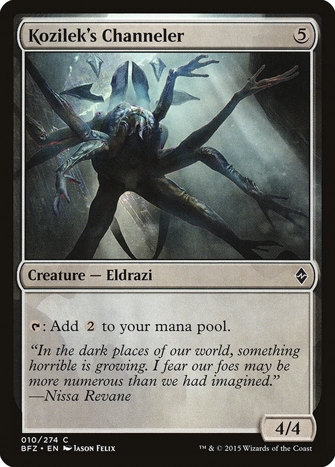 Kozilek's Channeler [Battle for Zendikar] | Game Master's Emporium (The New GME)