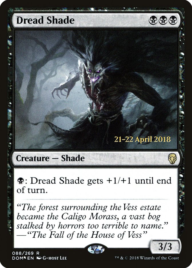 Dread Shade [Dominaria Prerelease Promos] | Game Master's Emporium (The New GME)