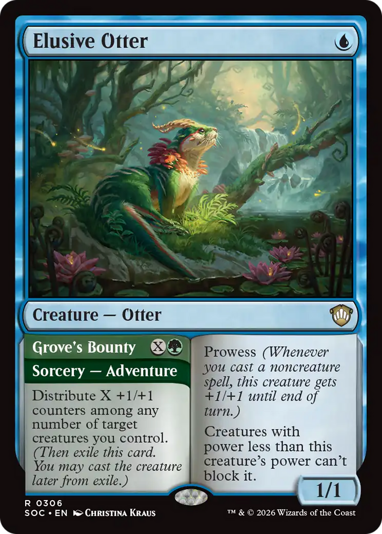 Elusive Otter [Secrets of Strixhaven Commander] | Game Master's Emporium (The New GME)
