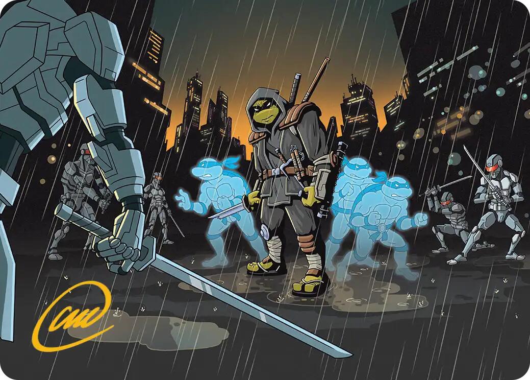 The Last Ronin's Technique Art Card (Gold-Stamped Signature) [Teenage Mutant Ninja Turtles Art Series] | Game Master's Emporium (The New GME)