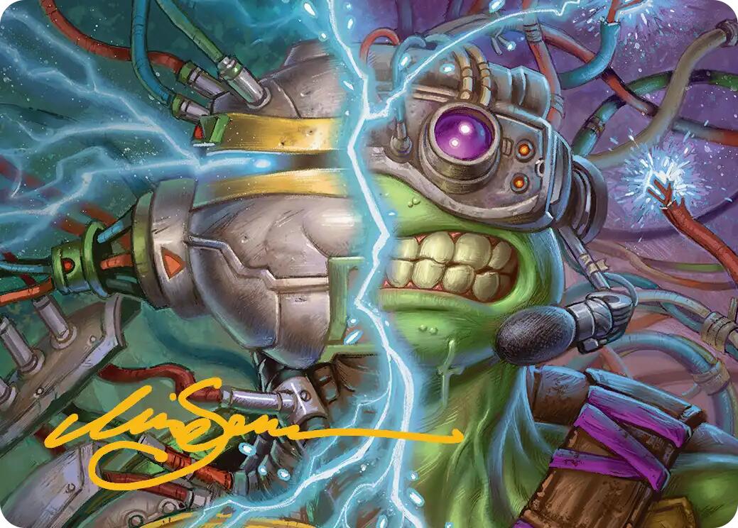 Mind Transfer Protocol Art Card (Gold-Stamped Signature) [Teenage Mutant Ninja Turtles Art Series] | Game Master's Emporium (The New GME)