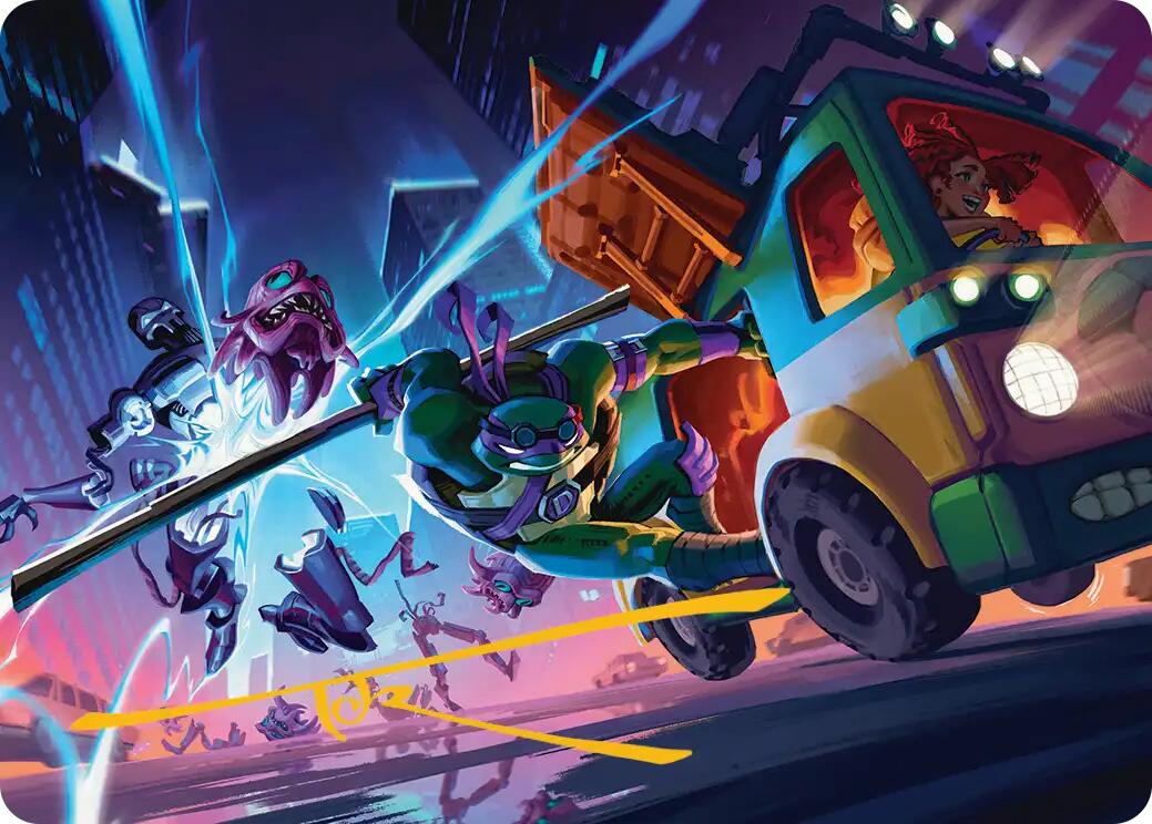 Donatello, Rad Scientist Art Card (Gold-Stamped Signature) [Teenage Mutant Ninja Turtles Art Series] | Game Master's Emporium (The New GME)