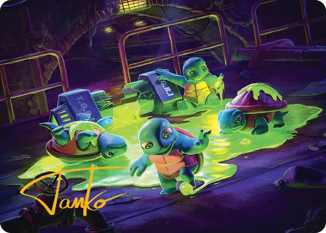 The Ooze Art Card (Gold-Stamped Signature) [Teenage Mutant Ninja Turtles Art Series] | Game Master's Emporium (The New GME)