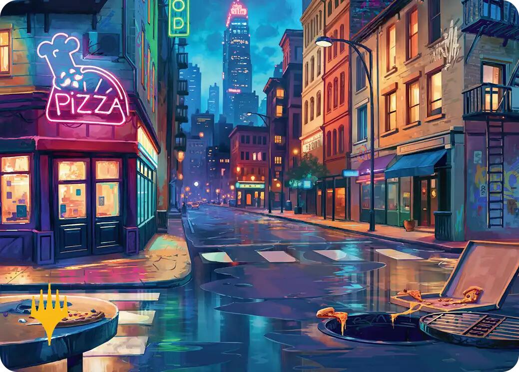 Plains Art Card (Gold-Stamped) [Teenage Mutant Ninja Turtles Art Series] | Game Master's Emporium (The New GME)