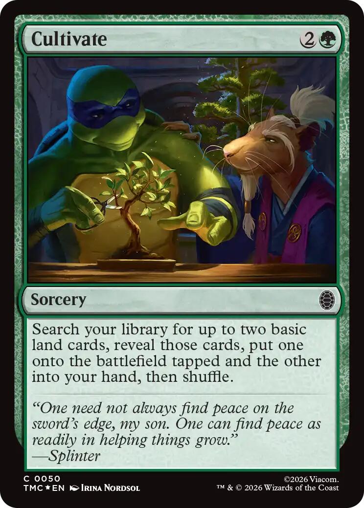 Cultivate (Surge Foil) [Teenage Mutant Ninja Turtles Commander] | Game Master's Emporium (The New GME)