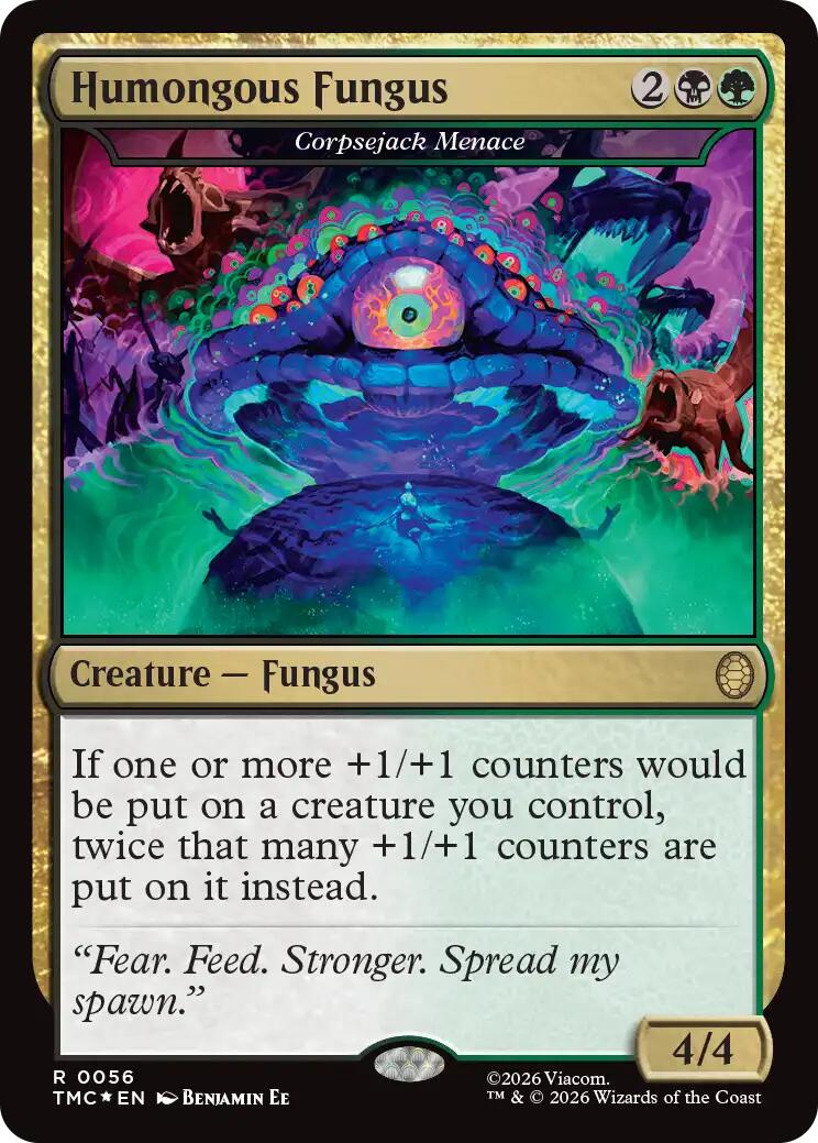 Humongous Fungus - Corpsejack Menace (Surge Foil) [Teenage Mutant Ninja Turtles Commander] | Game Master's Emporium (The New GME)