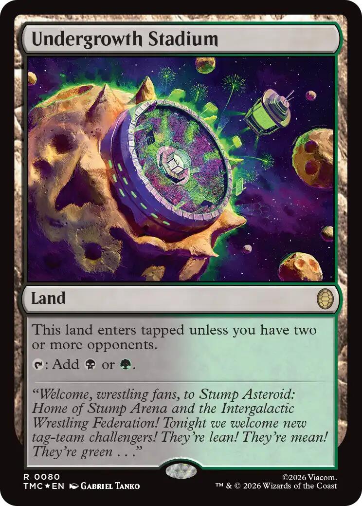 Undergrowth Stadium (Surge Foil) [Teenage Mutant Ninja Turtles Commander] | Game Master's Emporium (The New GME)