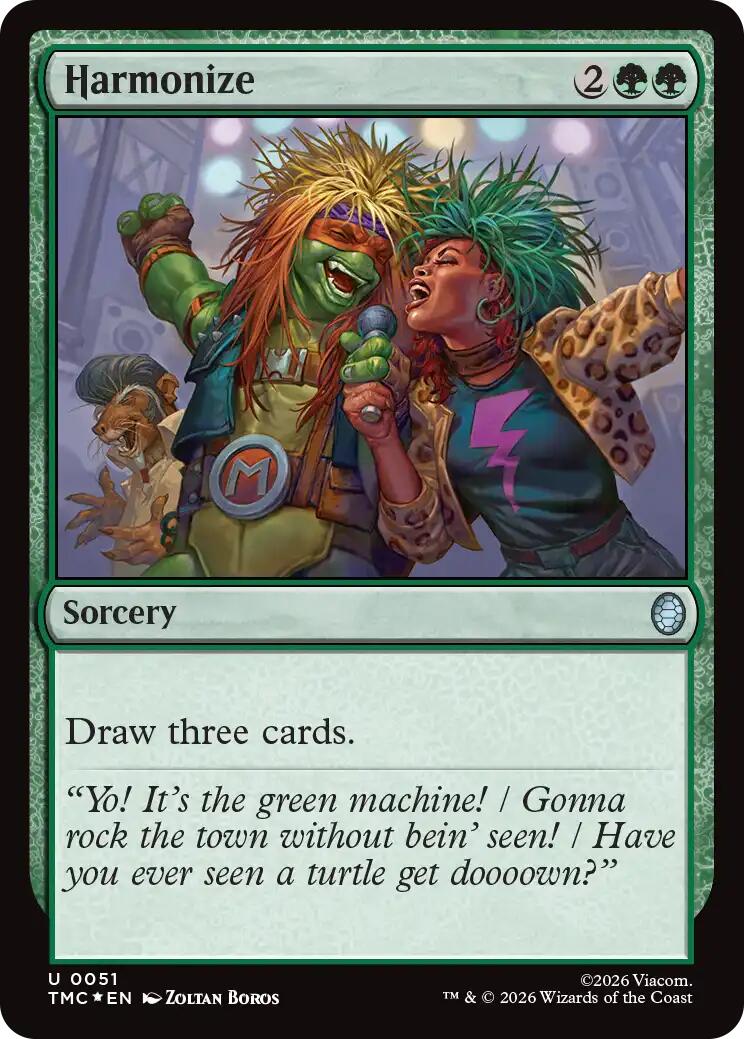 Harmonize (Surge Foil) [Teenage Mutant Ninja Turtles Commander] | Game Master's Emporium (The New GME)