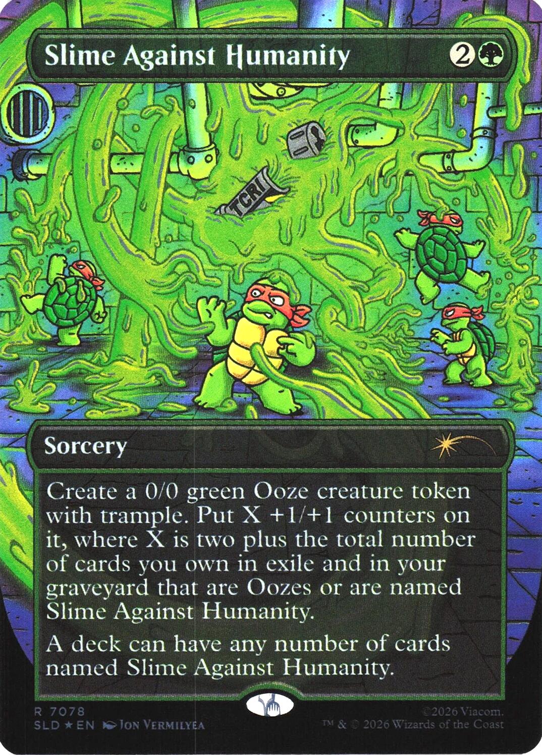 Slime Against Humanity (7078) [Secret Lair Drop Series] | Game Master's Emporium (The New GME)