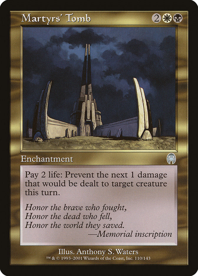 Martyrs' Tomb [Apocalypse] | Game Master's Emporium (The New GME)