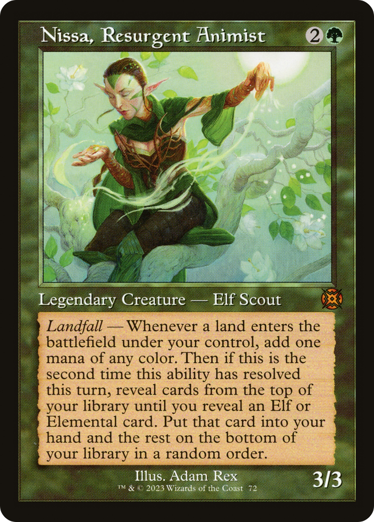 Nissa, Resurgent Animist (Retro) [March of the Machine: The Aftermath] | Game Master's Emporium (The New GME)