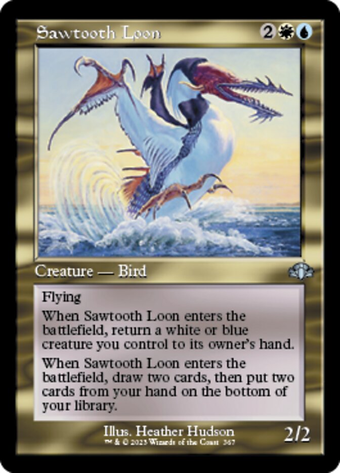 Sawtooth Loon (Retro) [Dominaria Remastered] | Game Master's Emporium (The New GME)