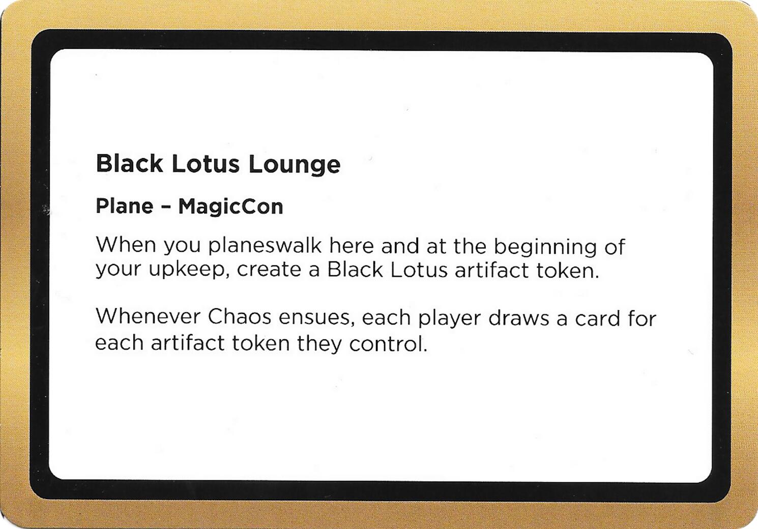 Black Lotus Lounge (Black Lotus Unknown Planechase) [Oversize Cards] | Game Master's Emporium (The New GME)