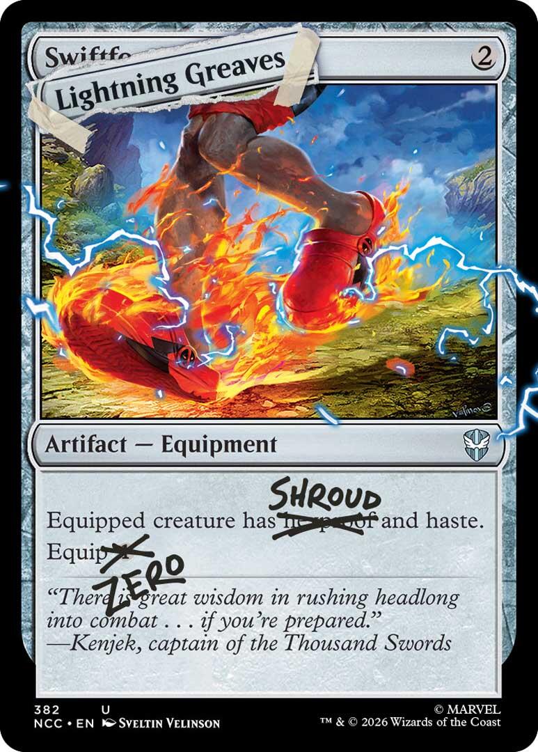 Lightning Greaves (382) [Secret Lair Drop Series] | Game Master's Emporium (The New GME)