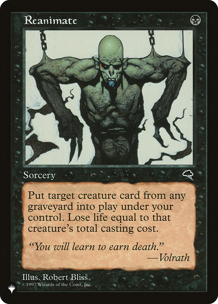Reanimate [The List] | Game Master's Emporium (The New GME)