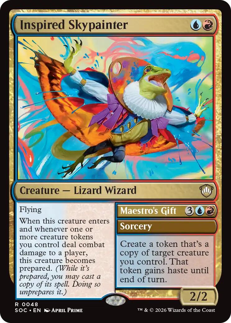 Inspired Skypainter [Secrets of Strixhaven Commander] | Game Master's Emporium (The New GME)