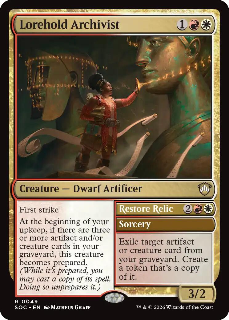 Lorehold Archivist [Secrets of Strixhaven Commander] | Game Master's Emporium (The New GME)
