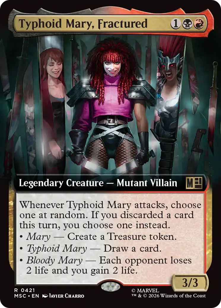 Typhoid Mary, Fractured (Extended Art) [Marvel Super Heroes Commander] | Game Master's Emporium (The New GME)