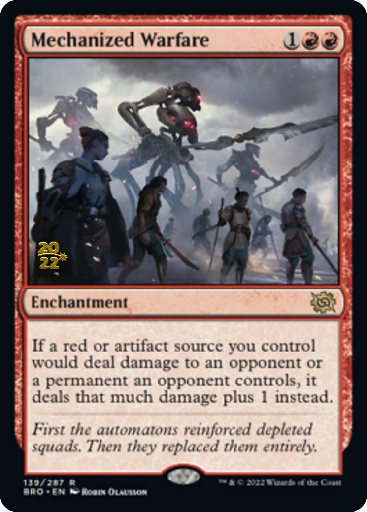 Mechanized Warfare [The Brothers' War Prerelease Promos] | Game Master's Emporium (The New GME)