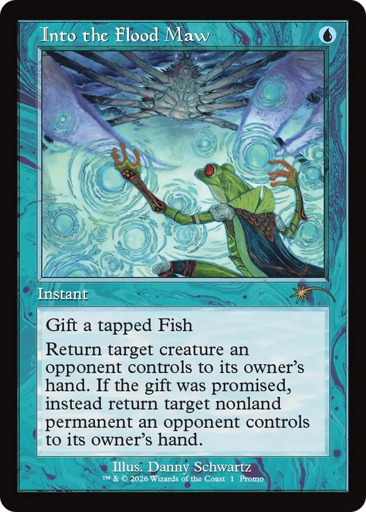 Into the Flood Maw (Retro Frame) [Wizards Play Network 2026] | Game Master's Emporium (The New GME)