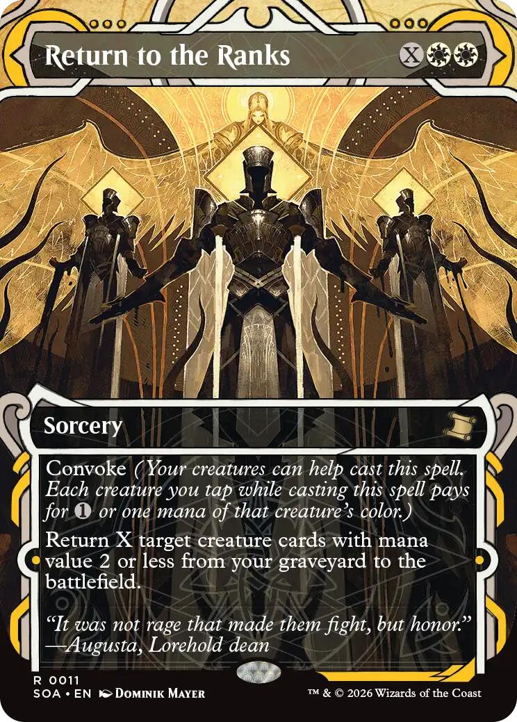 Return to the Ranks [Secrets of Strixhaven: Mystical Archive] | Game Master's Emporium (The New GME)