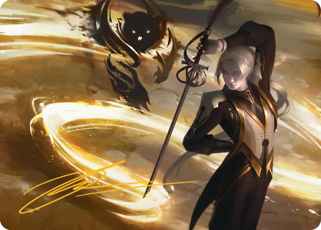 Rapier Wit Art Card (Gold-Stamped Signature) [Secrets of Strixhaven Art Series] | Game Master's Emporium (The New GME)