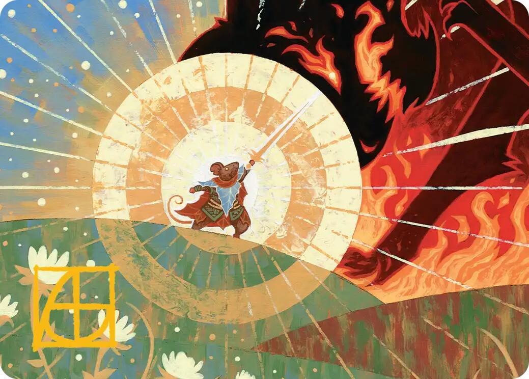 Repel Calamity Art Card (Gold-Stamped Signature) [Secrets of Strixhaven Art Series] | Game Master's Emporium (The New GME)