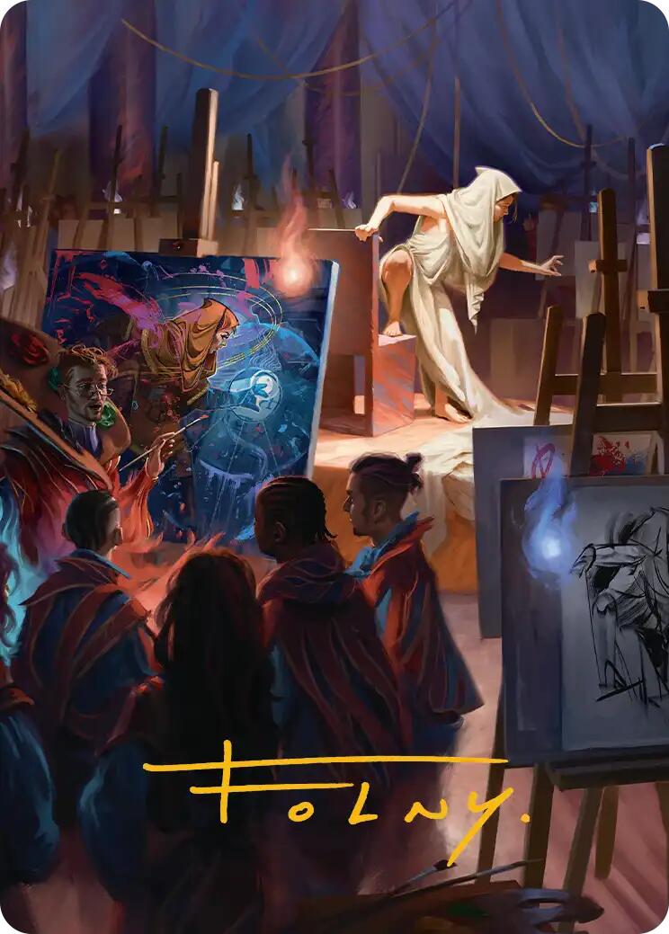 Archaeomancer Art Card (Gold-Stamped Signature) [Secrets of Strixhaven Art Series] | Game Master's Emporium (The New GME)