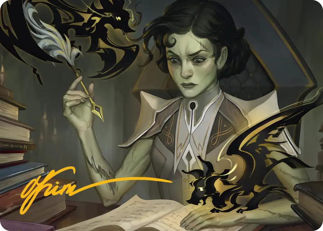 Eternal Student Art Card (Gold-Stamped Signature) [Secrets of Strixhaven Art Series] | Game Master's Emporium (The New GME)