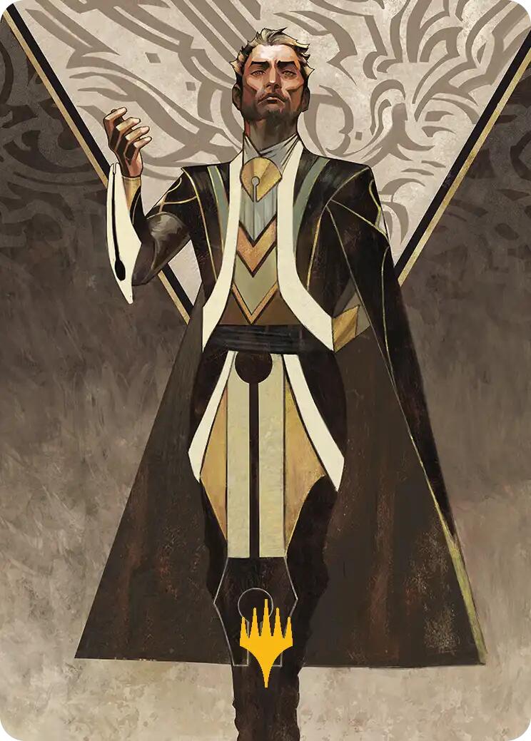 Ral Zarek, Guest Lecturer Art Card (Gold-Stamped Planeswalker Symbol) [Secrets of Strixhaven Art Series] | Game Master's Emporium (The New GME)