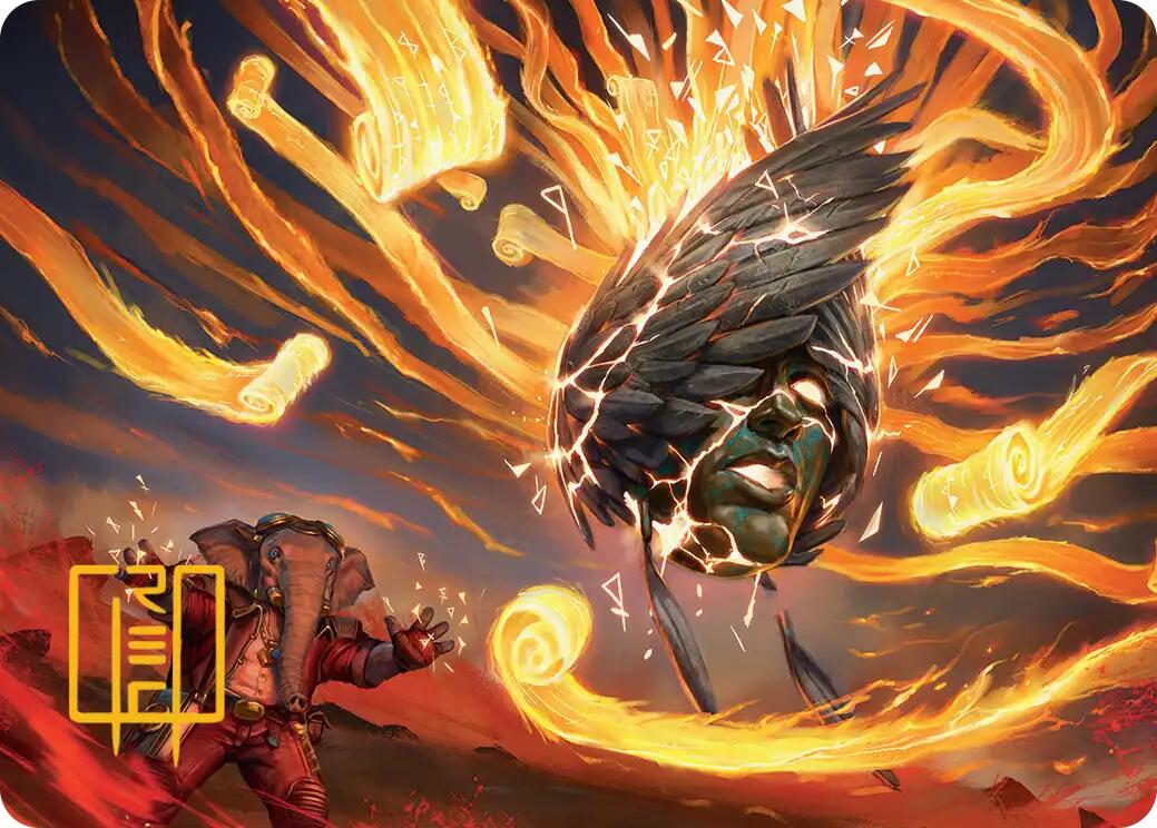 Flashback Art Card (Gold-Stamped Signature) [Secrets of Strixhaven Art Series] | Game Master's Emporium (The New GME)