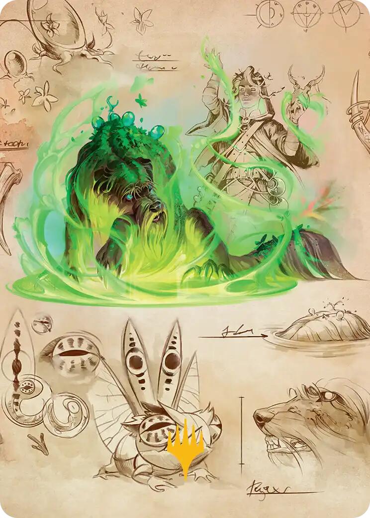 Germination Practicum Art Card (Gold-Stamped Planeswalker Symbol) [Secrets of Strixhaven Art Series] | Game Master's Emporium (The New GME)