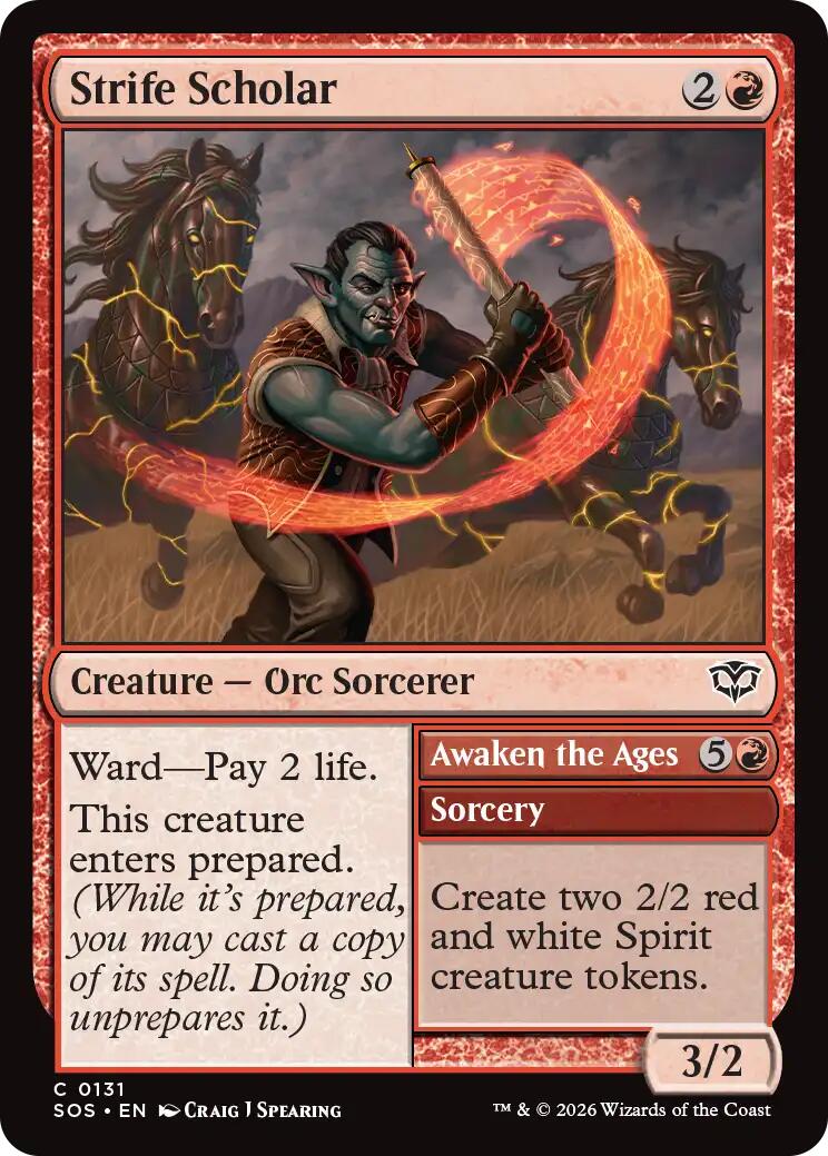 Strife Scholar [Secrets of Strixhaven] | Game Master's Emporium (The New GME)