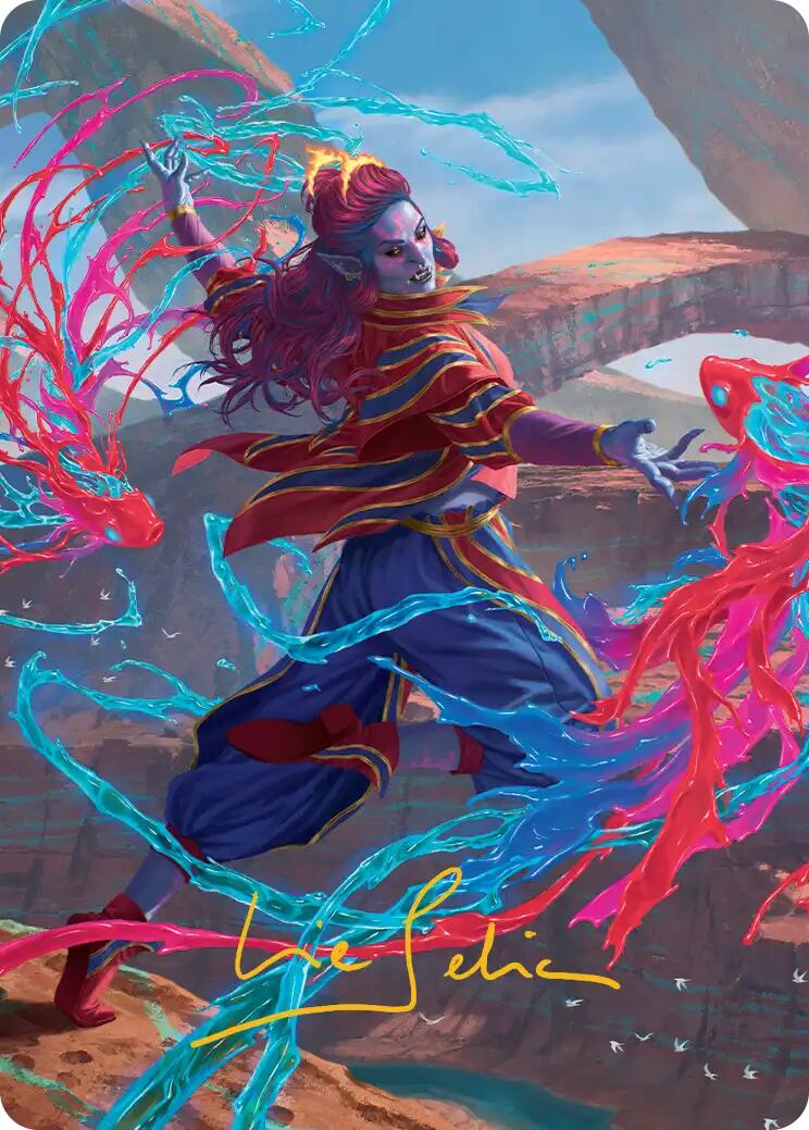 Rootha, Mastering the Moment Art Card (Gold-Stamped Signature) [Secrets of Strixhaven Art Series] | Game Master's Emporium (The New GME)
