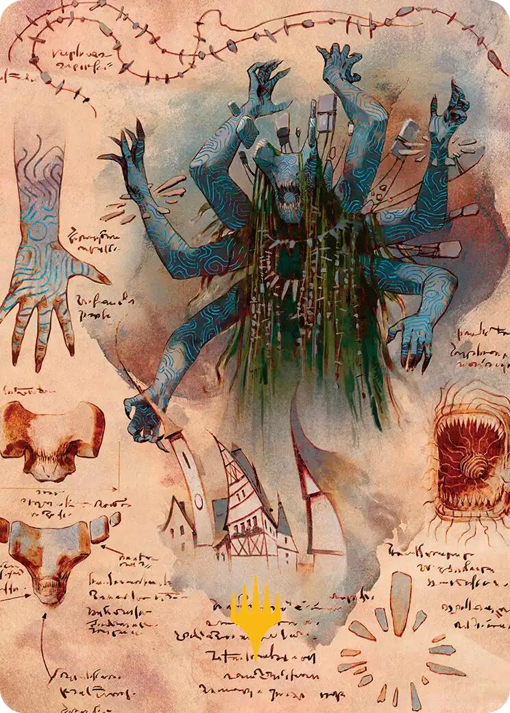 The Dawning Archaic Art Card (Gold-Stamped Planeswalker Symbol) [Secrets of Strixhaven Art Series] | Game Master's Emporium (The New GME)