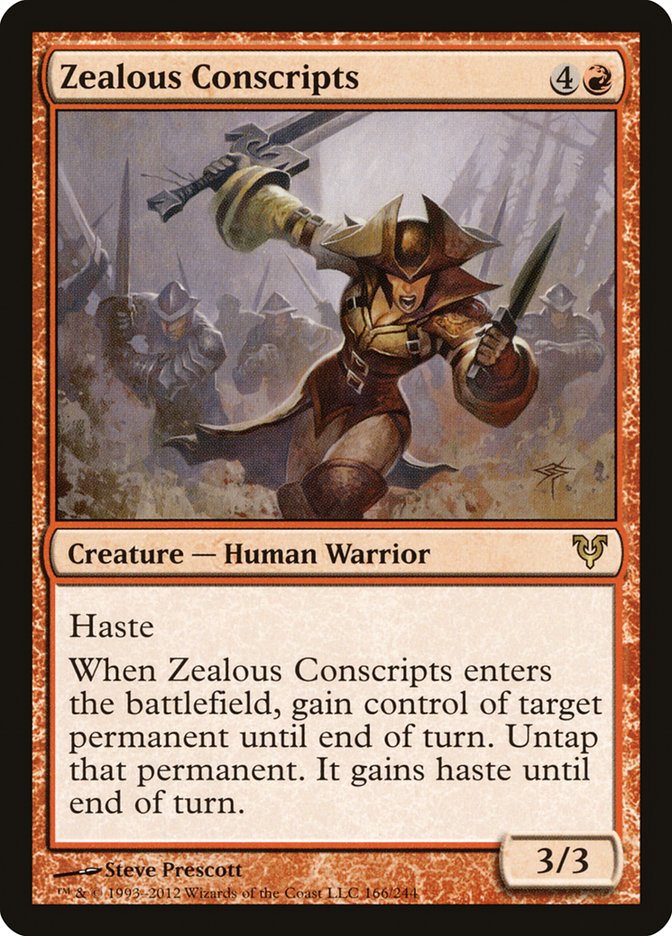 Zealous Conscripts [Avacyn Restored] | Game Master's Emporium (The New GME)
