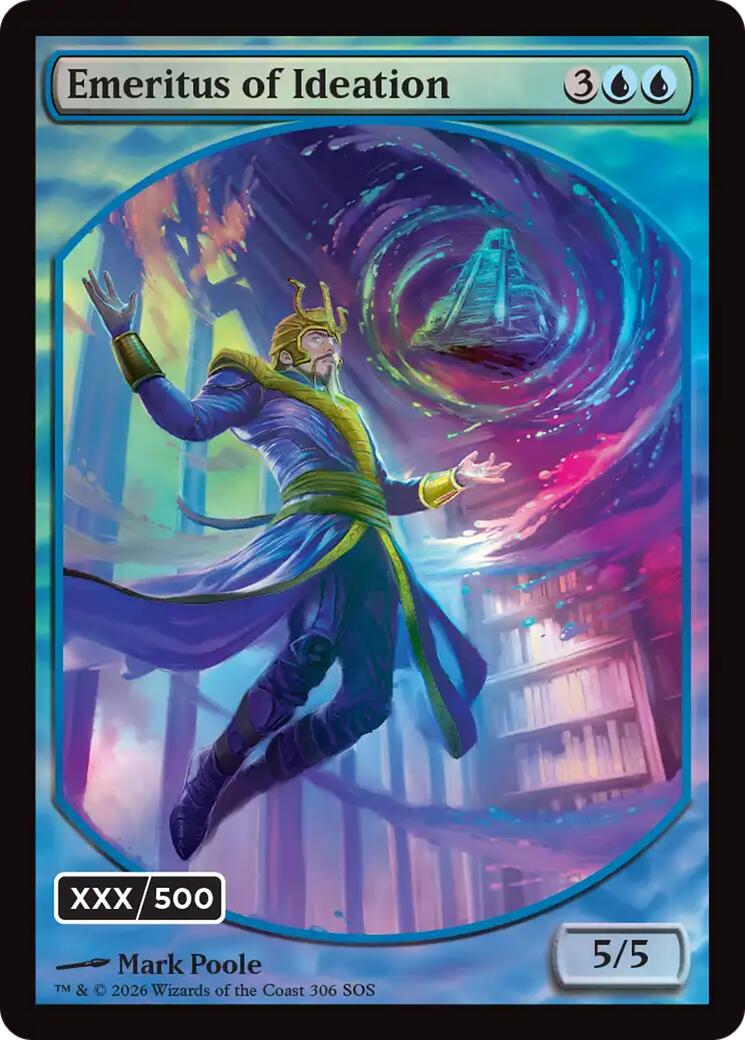 Emeritus of Ideation (Serial Numbered) [Secrets of Strixhaven] | Game Master's Emporium (The New GME)