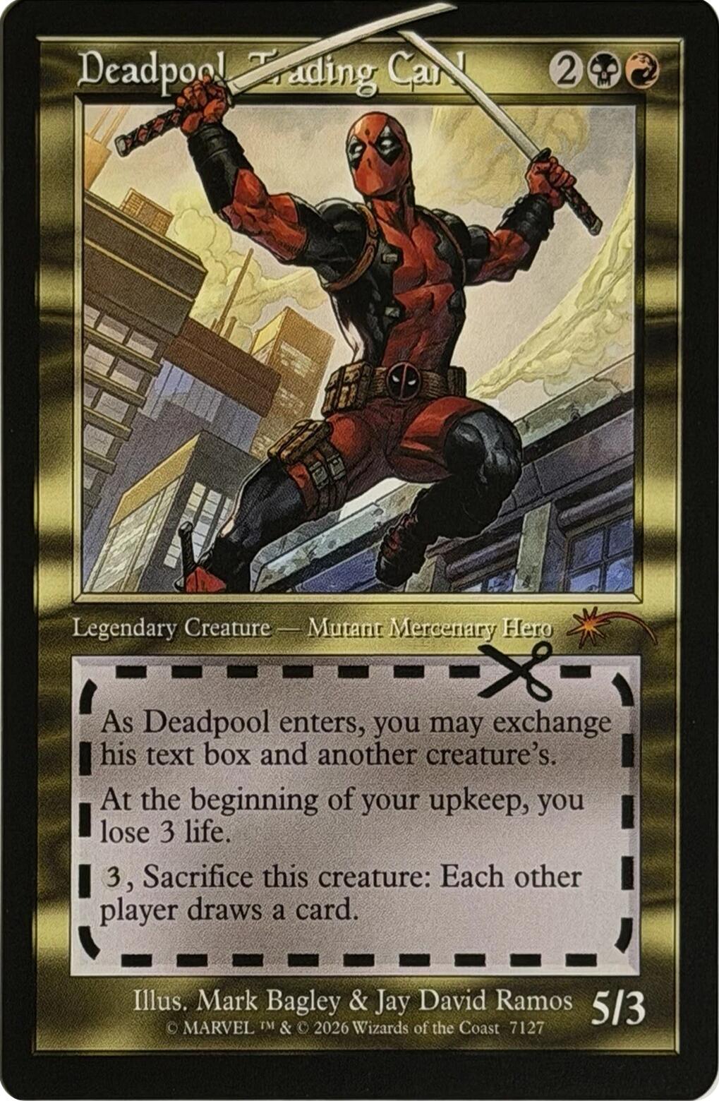 Deadpool, Trading Card (7127) [Secret Lair Drop Series] | Game Master's Emporium (The New GME)