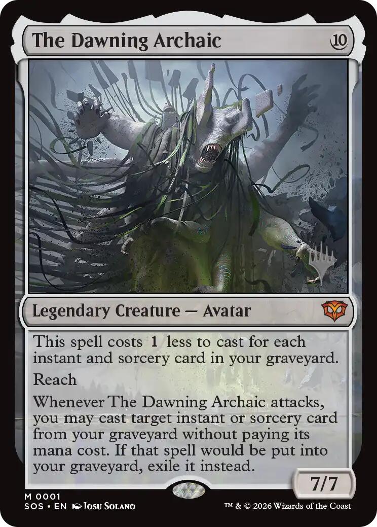 The Dawning Archaic [Secrets of Strixhaven Promos] | Game Master's Emporium (The New GME)