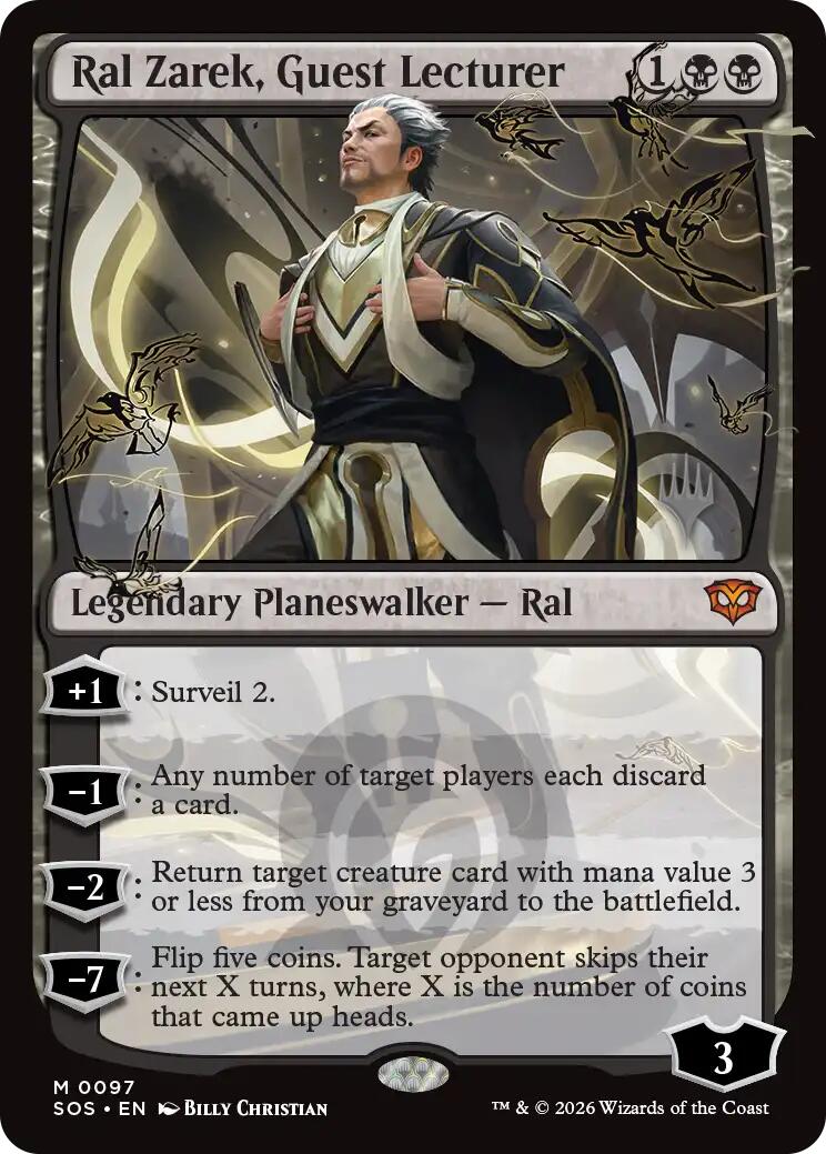 Ral Zarek, Guest Lecturer [Secrets of Strixhaven Promos] | Game Master's Emporium (The New GME)
