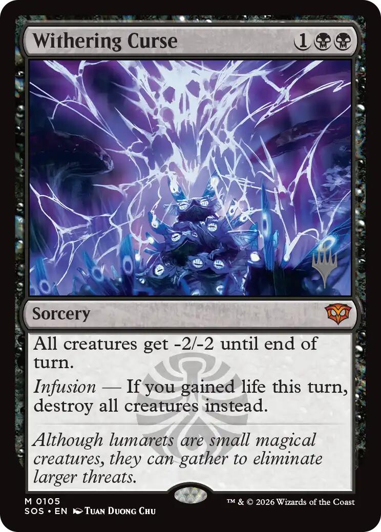 Withering Curse [Secrets of Strixhaven Promos] | Game Master's Emporium (The New GME)
