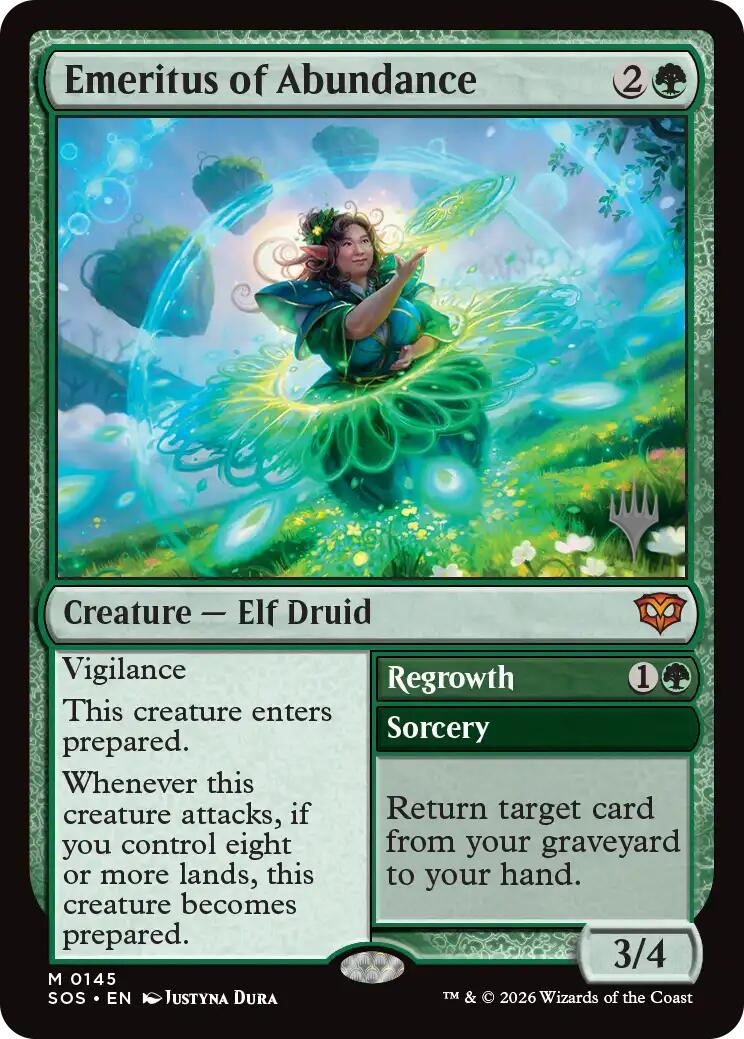 Emeritus of Abundance [Secrets of Strixhaven Promos] | Game Master's Emporium (The New GME)