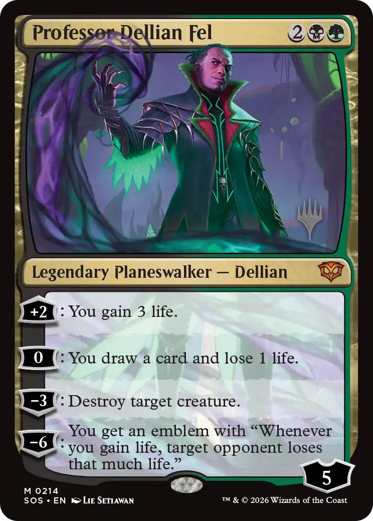 Professor Dellian Fel [Secrets of Strixhaven Promos] | Game Master's Emporium (The New GME)