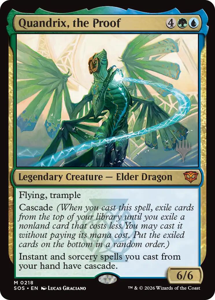 Quandrix, the Proof [Secrets of Strixhaven Promos] | Game Master's Emporium (The New GME)