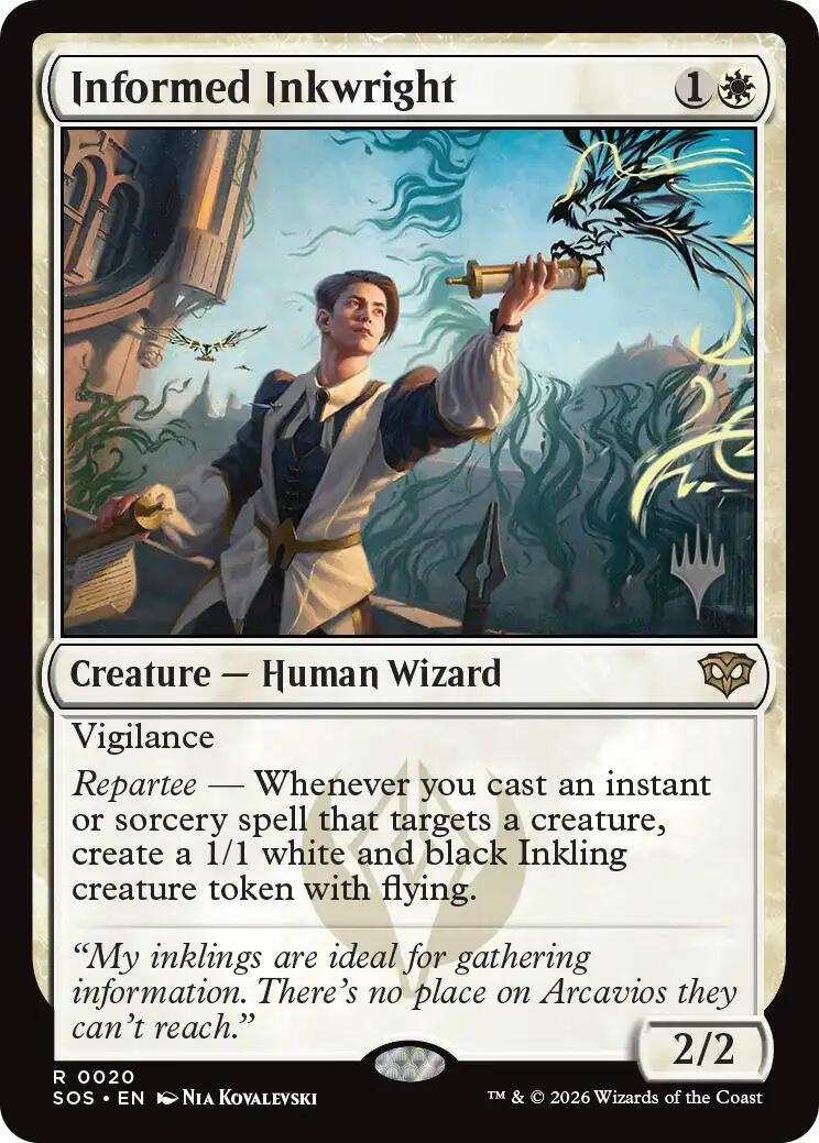 Informed Inkwright [Secrets of Strixhaven Promos] | Game Master's Emporium (The New GME)