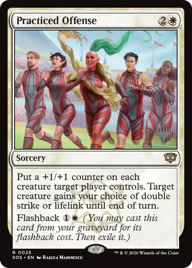 Practiced Offense [Secrets of Strixhaven Promos] | Game Master's Emporium (The New GME)
