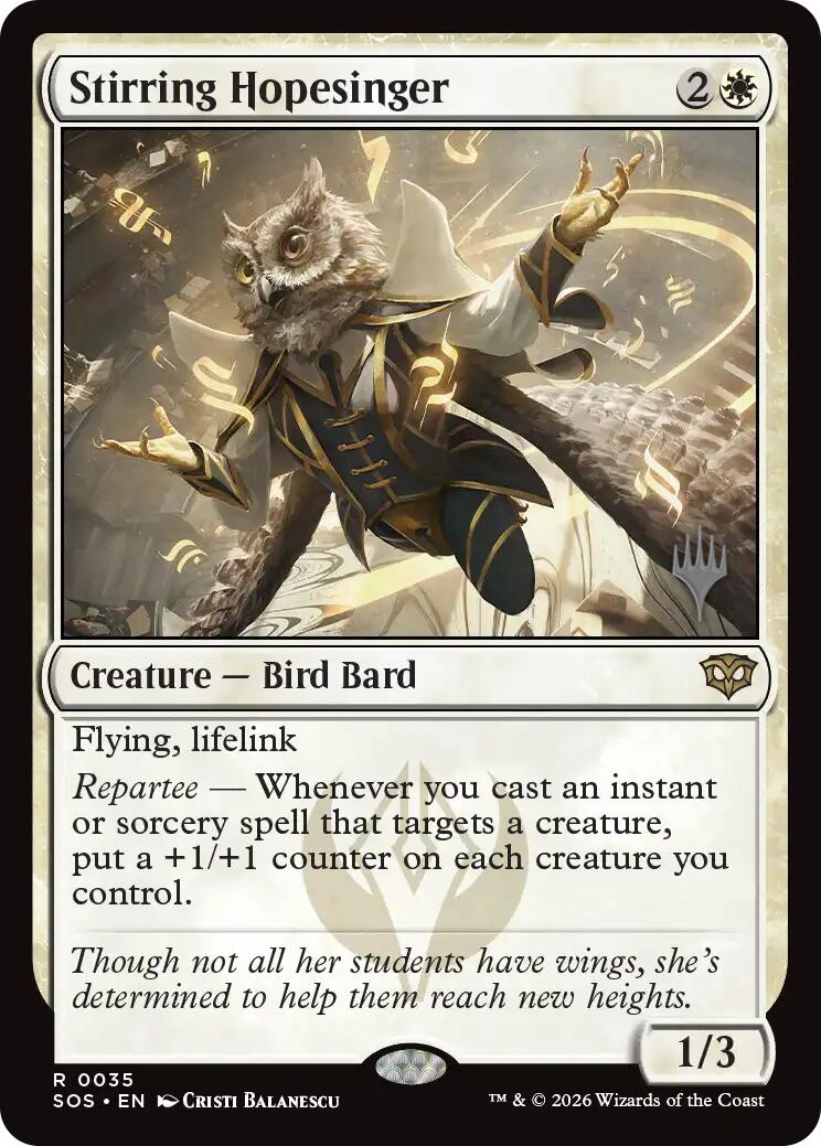 Stirring Hopesinger [Secrets of Strixhaven Promos] | Game Master's Emporium (The New GME)