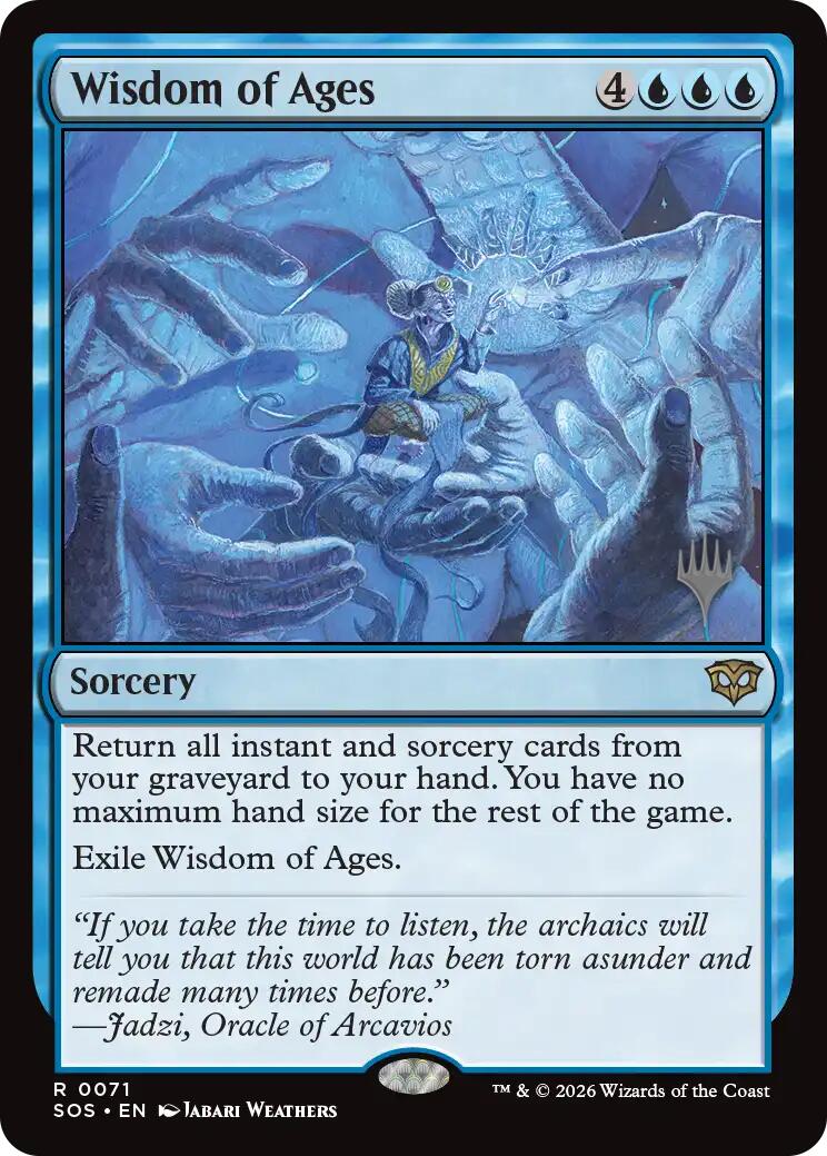 Wisdom of Ages [Secrets of Strixhaven Promos] | Game Master's Emporium (The New GME)