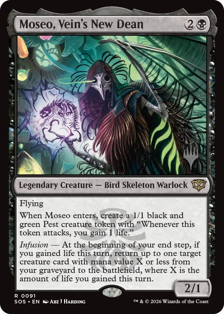 Moseo, Vein's New Dean [Secrets of Strixhaven Promos] | Game Master's Emporium (The New GME)