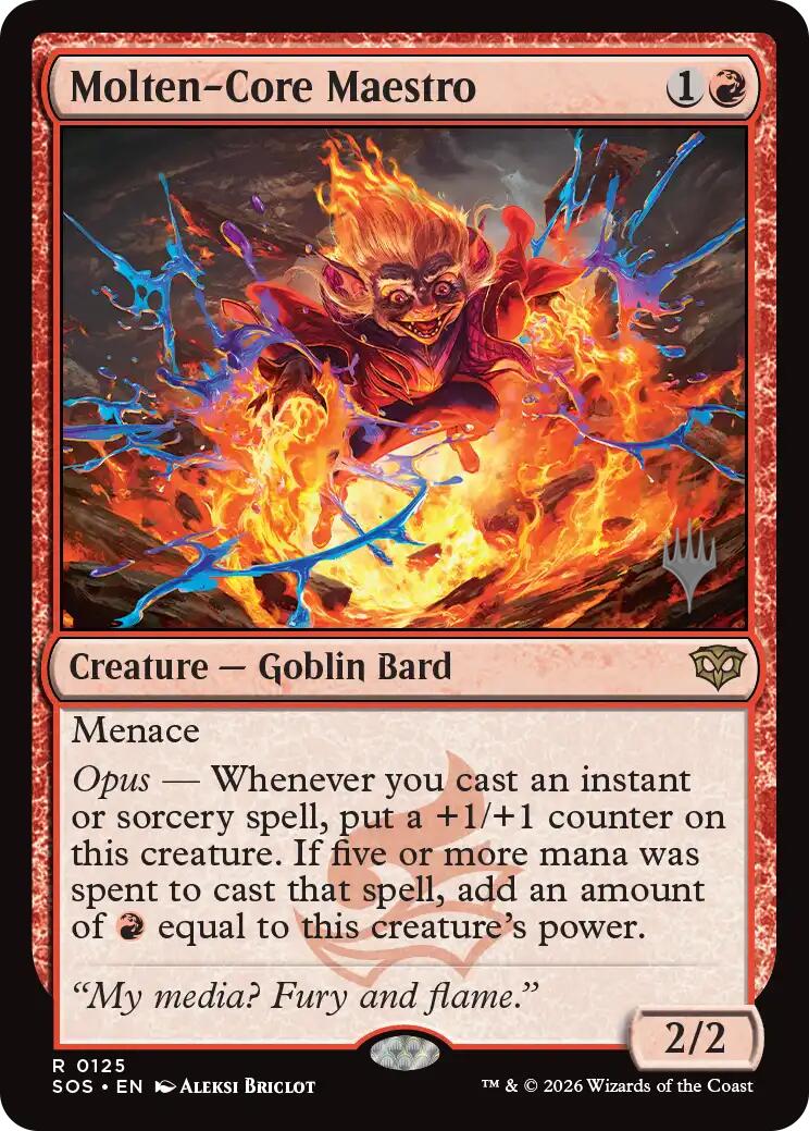 Molten-Core Maestro [Secrets of Strixhaven Promos] | Game Master's Emporium (The New GME)